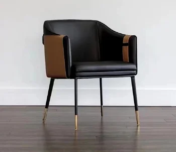 Скандинавские дизайнерские обеденные стулья, простые и непринужденные стулья для переговоров, кофейни, офисные стулья, креативные компьютерные стулья, persona