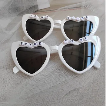 Команда Bride To Be Glasses Невеста Мистер МИССИС Только Что женился Солнцезащитные очки Девичник на пляже Свадебные украшения Принадлежности Реквизит
