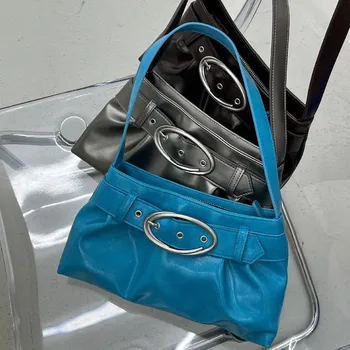 Женская сумка в стиле ретро, женская плиссированная толстая цепочка, однотонная сумка через плечо, повседневная женская сумка, кошелек Bolsa Feminina