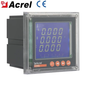 Acrel PZ96L-E4/C Счетчик Электроэнергии 3-Фазный RS485 Цифровой Панельный Программируемый Монитор Потребления электроэнергии Мультиметр